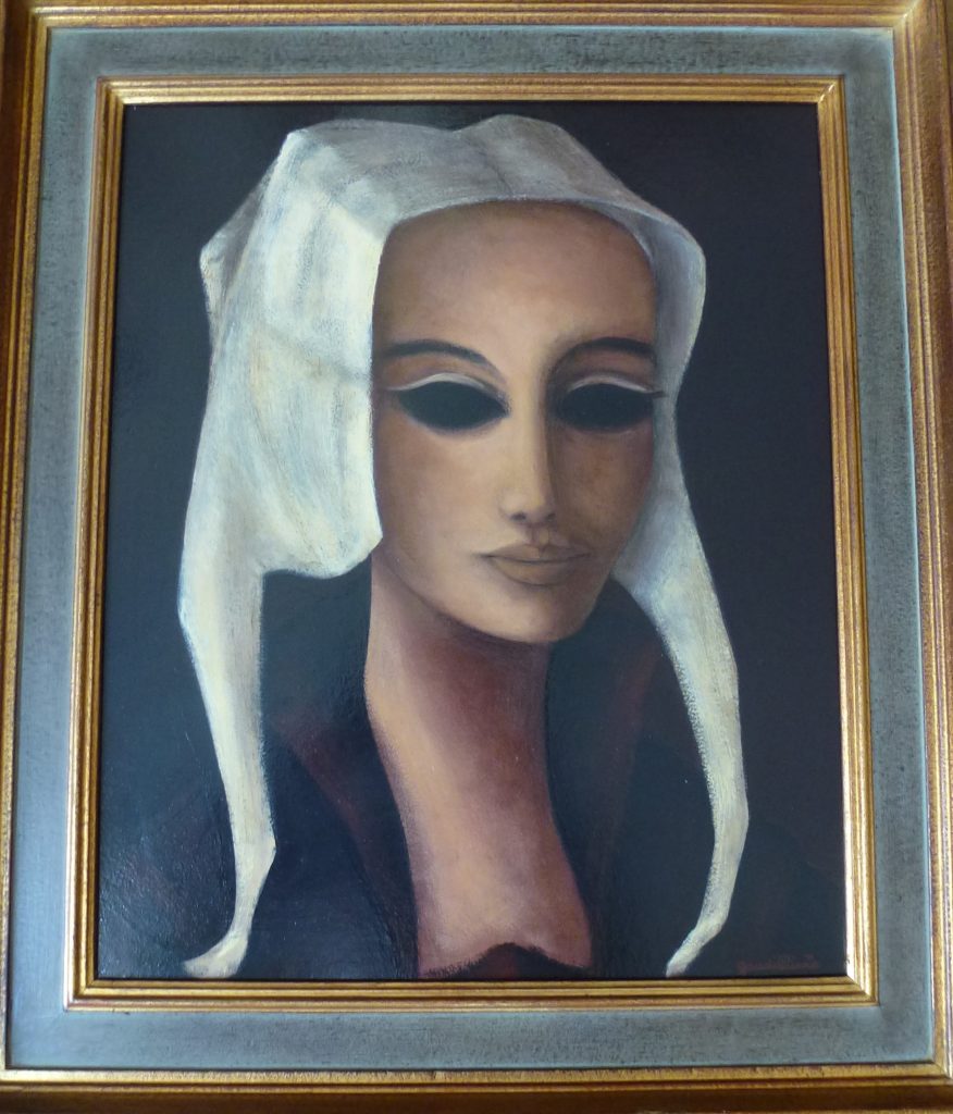 1975 la jeune femme au bonnet hollandais 8F