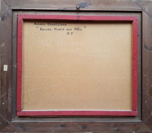 1964 nature morte aux maïs n°2 verso