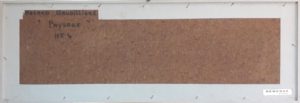 1971 paysage n°2 HF4 verso