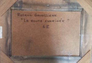 1991 la route enneigée 6P verso