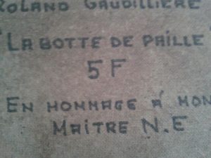 1991 la botte de paille 5F verso