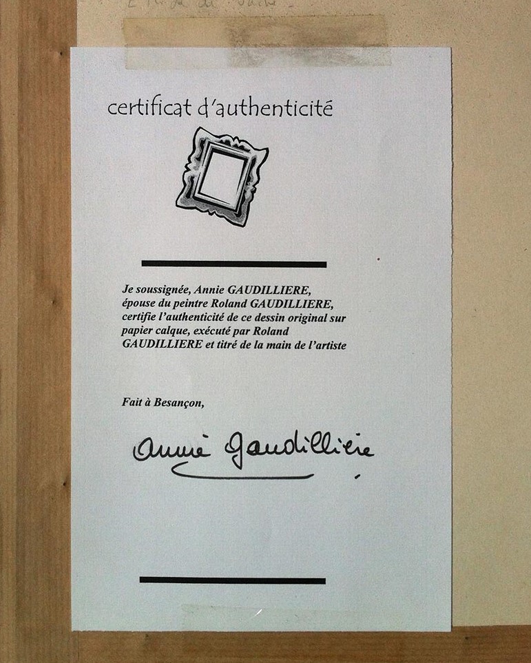 1991 vache étude verso