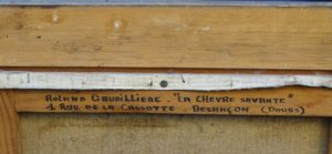 1961 la chèvre savante verso