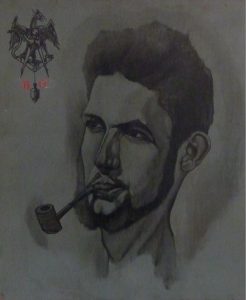 1955 autoportrait 15F 0,66-0,54 isorel