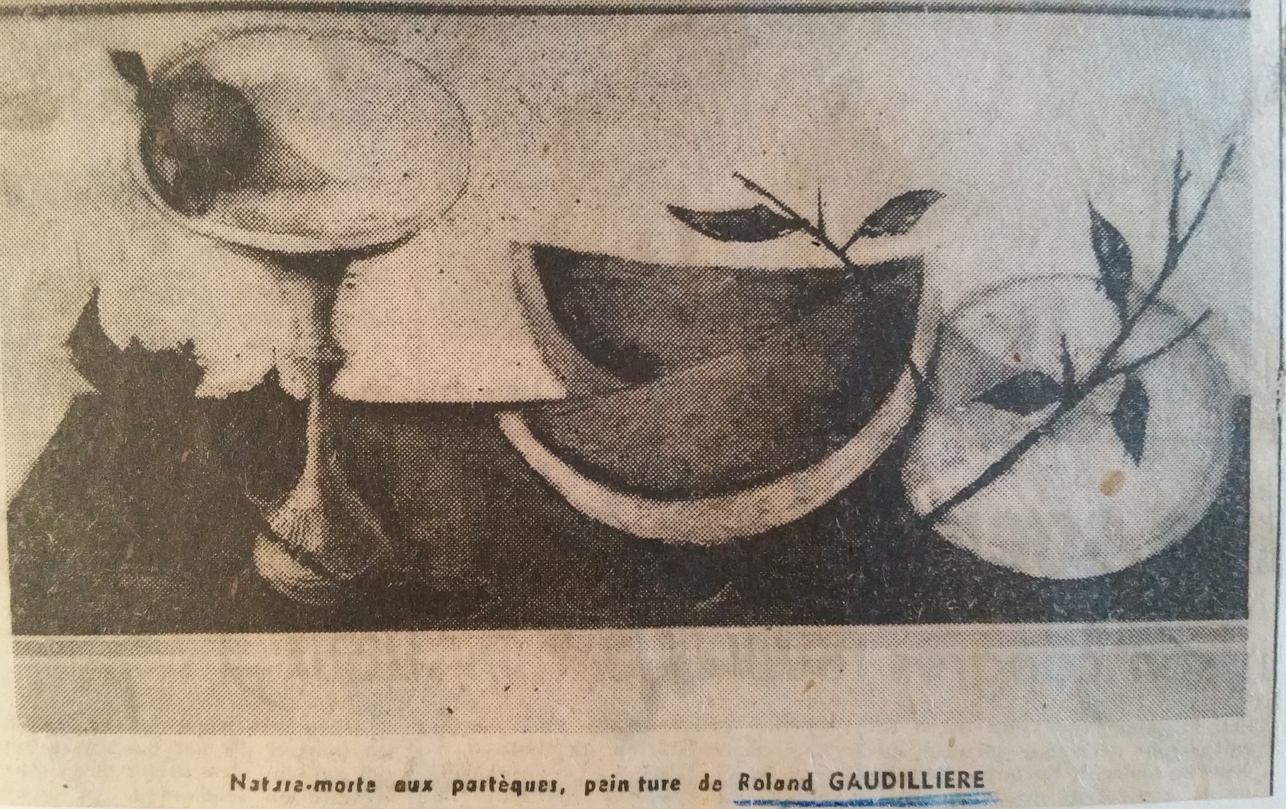 1960 nature morte aux pastéques HF25 roland gaudillière