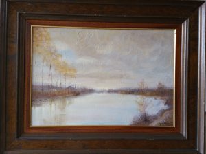 1982 pâle soleil d'automne encadré roland gaudillère