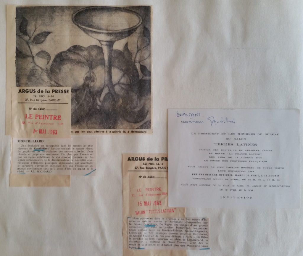 33-1963 expo groupée Terres latines Paris