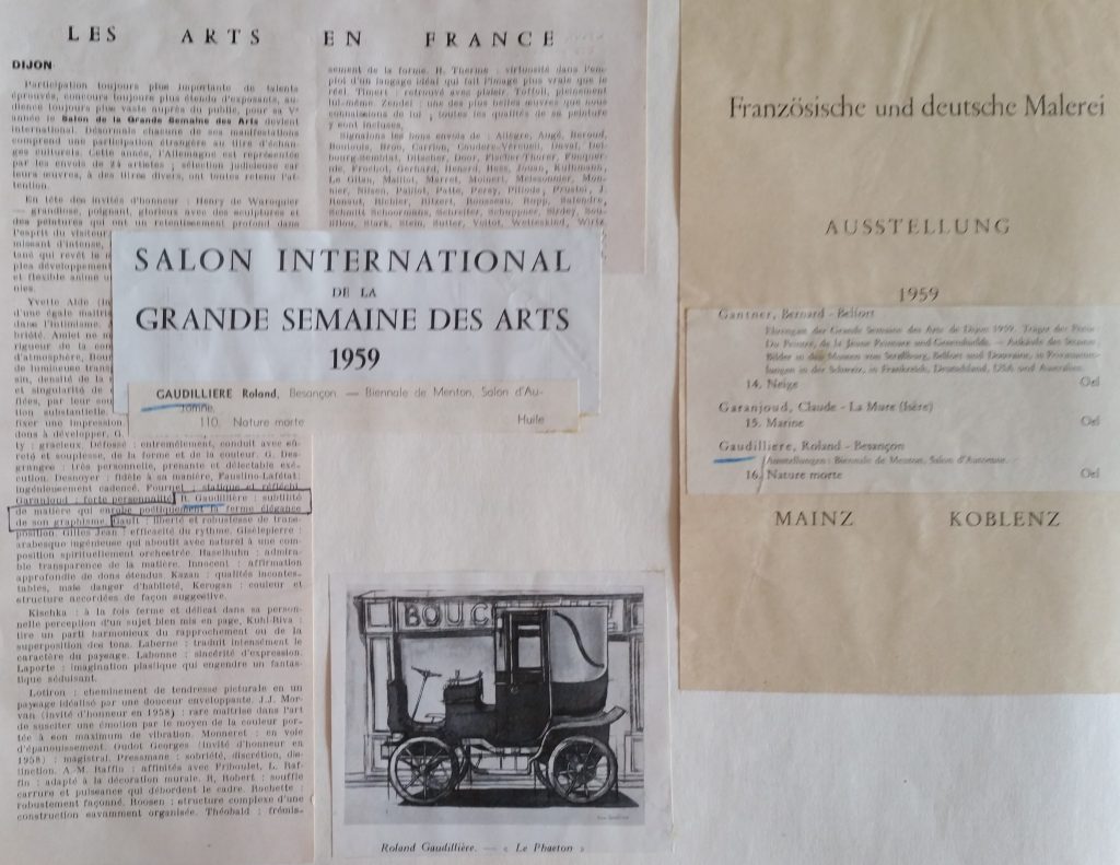 4-1959 expo groupée Salon intern.de la grande semaine des arts Dijon
