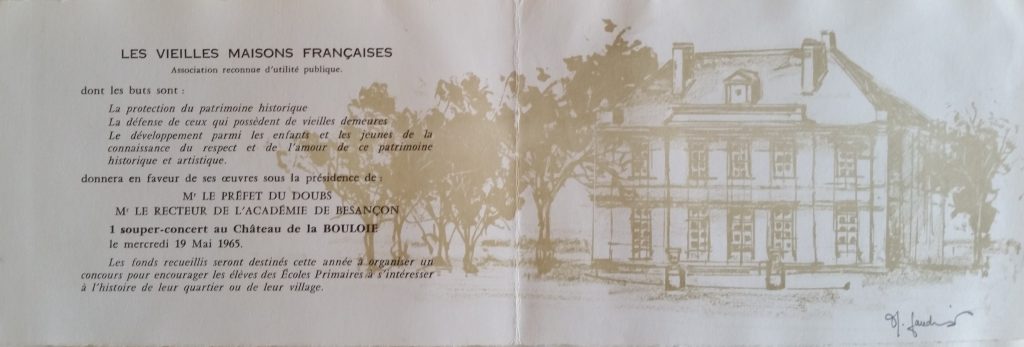 47-1965,carton d'invitation réception
