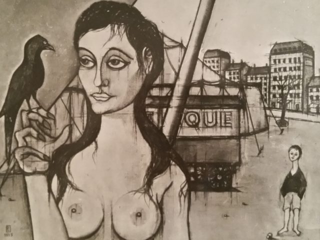 La jeune femme au corbeau