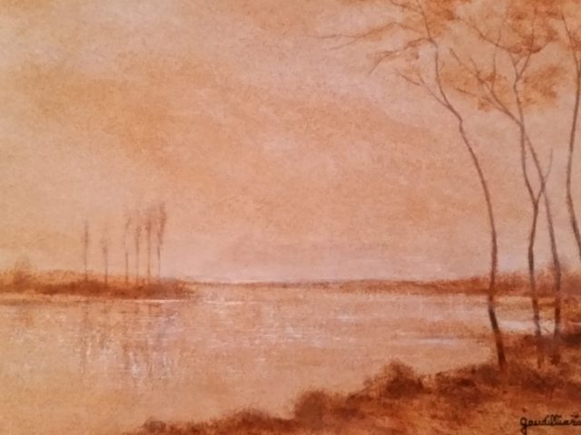 Les arbres du bord de l’eau – crépuscule