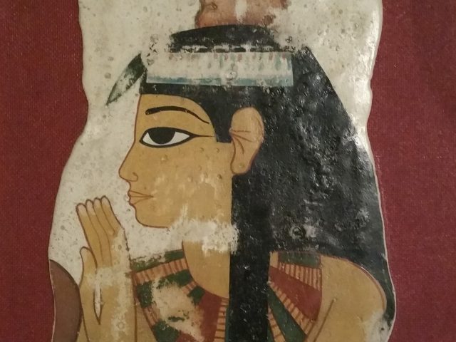 Tombe de Nebamon, Thébes, portrait de l’épouse