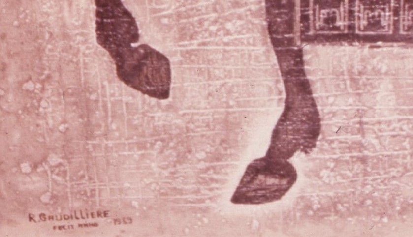 1959 le roy,diapo,détail signature FECIT ANNO 1959