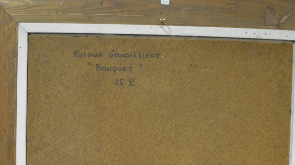 1971 bouquet verso