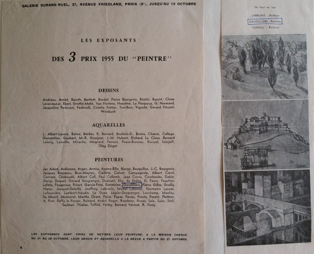1-1955 expo groupée Paris,la locomobile à la citadelle,au centre